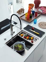 Fregaderos de una o dos cubetas, redondo o rectangular, de encastrar o de sobreponer y de todo tipo de materiales. Tipos De Fregaderos O Piletas Para Cocina Decoracion De Interiores Y Exteriores Estiloydeco