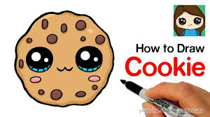 How To Draw Cookie Swirl C Logo Easy Cookie Drawing Cookie Swirl C Cute Drawings