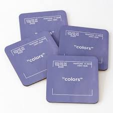 Purple Pantone Coasters for Sale