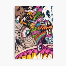 Quick door paint eth eth raquo excited to do more of these #cool #door #painting #ideas #bedroom #flowers more picts 15 ideas para decorar tu cuarto aesthetic. Trippy Canvas Prints Redbubble