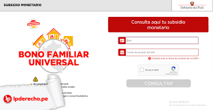 Check spelling or type a new query. Link Oficial Revisa Si Eres Beneficiario Del Bono Familiar Universal Du 52 2020 Lp