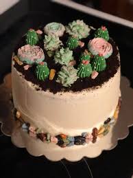 Preheat oven to 350° and line two muffin tins with 18 liners. A Family Member Saw My Other Cacti Succulent Cupcakes And Requested I Make Another For An Anniversary Dinner Here It Is Baking