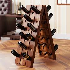 Home Furniture Diy 25 Bottle Wood Wine Rack Holder Storage Stand Organiser Floor Free Standing Kisetsu System Co Jp Standing wine racks are great for wine enthusiasts and people who love to entertain.