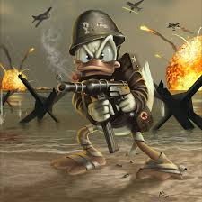 Donald Duck War By Excrem On Deviantart Cartoon Crazy Cartoon Art Realistic Cartoons