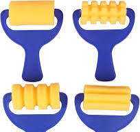 4/5Pcs Kids Paint Sponges Craft EVA Sponge Stamper Early Learning Finger Paint Sponge Brushes Foam Art Drawing Tools
