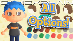 Другие видео об этой игре. All Villager Hair Face Customization Options In Animal Crossing New Horizons Youtube