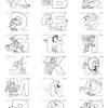 Abc letters coloring pages coloring book free alphabet coloring. 1