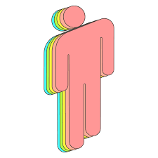 Rainbow Billie Eilish Logo Music Stickers Cool Stickers Rainbow Stickers