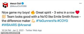 Rajasthan royals likely to release steve smith. Mesut Ozil Praises Difference Maker Emile Smith Rowe As Arsenal S Upturn In Form Continues Daily Mail Online