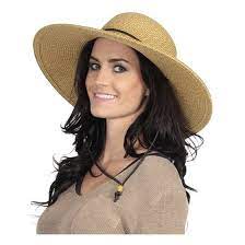 Simplicity Women S Upf 50 Wide Brim Braided Straw Sun Hat With Lanyard Natural Brown Walmart Com Wide Brim Sun Hat Summer Straw Hat Sun Hats