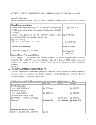 Contoh Soal Dividen Saham Dan Jawabannya Barisan Contoh