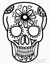 Image Result For Dia De Los Muertos Calaveras Para Colorear Easy Skull Drawings Simple Skull Drawing Skulls Drawing