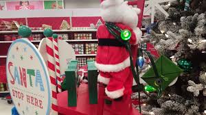 How tall is the climbing ladder from mr christmas? Santa Climbing On Ladder At Target Youtube