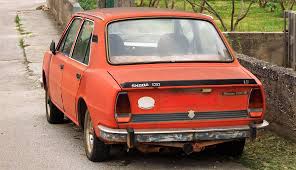 A Skoda 120 Ls 1 5 Abandoned Somewhere In Croatie Skoda Abandoned Cars Old Cars
