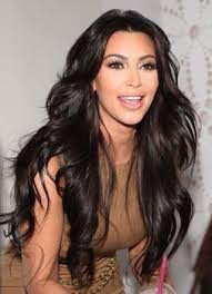 Kim Kardashian Super Long Natural Wave 150 Density Lace Front Wig Heat Resistant Hair 24 Inches Kim Kardashian Hair Long Hair Styles Kardashian Hair