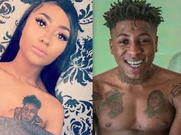 Here is another take on the amazing skull tattoo designs for couples. Nba Youngboy Distant Self From Girlfriend Who Tattoo His Face On Her Boob Urban Islandz