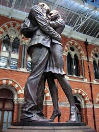 The Meeting Place By Paul Day St Pancras Railway Station London Every Station Should Have A Statue Like This St Pancras Statue London