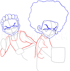 How To Draw The Boondocks, Step By Step, Drawing Guide, By Dawn - Dragoart