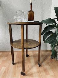 Einrichten im landhausstil landhausmöbel mit pepp. Vintage Couchtisch Holz Retro Tisch Klein Mit Rollen Bar In Dresden Neustadt Ebay Kleinanzeigen
