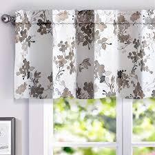 Select a category 1 inch components 2 inch components 5.5 and 7 inch catalog 5.5 l fascia system architectural series fabrics 3 & 4 crown valance. Driftaway Watercolor Floral Botanical Lined Thermal Insulated Window Curtain Valance Rod Pocket 52 Inch By 18 Inch Plus 2 Inch Header Beige 1 Pack Walmart Com Valances For Living Room Window Valance Valance