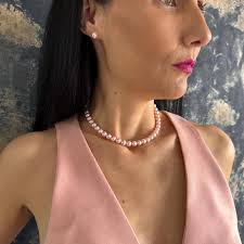 Pink Pearl Choker