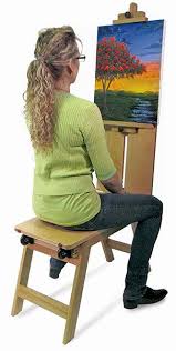 Martin Universal Design Wood Mobile Bench Easel Blick Art Materials Artist Easel Art Studio Storage Easel