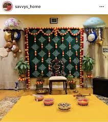 Once complete, place the foam core inside a complementary frame and hang. Pin By Teegala On Ceremony In 2021 Indian Floral Decor Desi Wedding Decor Housewarming Decorations