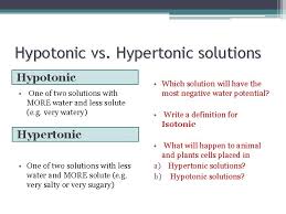 A human cell placed in a hypotonic environment would35. What Can You Remember About Osmosis From Gcse