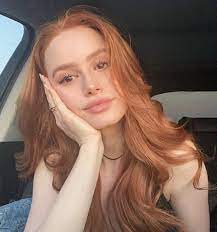 Riverdale actress Madelaine Petsch models beige bra and undies for