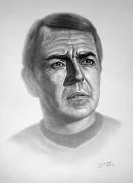 James Doohan, Montgomery Scott, pencil portrait
