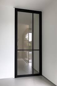 Porte Vitree Sur Pivot Style Atelier Moderne Anywaydoors Binnendeuren Glazen Deur Deuren Interieur