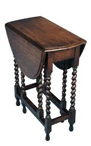 Antique English Oak Barley Twist Drop Leaf Gate Leg Side Lamp Occasional Table Antique Oak Furniture Barley Twist Furniture Antique Table