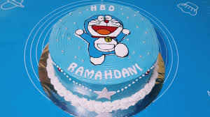 Bikin kue ulang tahun dari chocolatos. Cara Membuat Kue Ulang Tahun Doraemon Cake Tart Yang Mudah Youtube