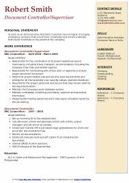 Resume for inventory specialist calep midnightpig co. Document Controller Resume Samples Qwikresume