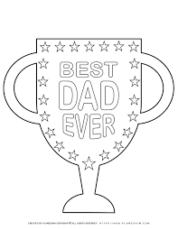 Search through 623,989 free printable colorings at getcolorings. Father S Day Coloring Page Best Dad Ever Trophy Planerium