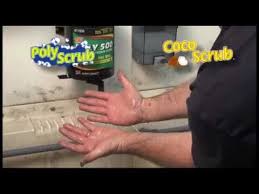 Spray Nine Brand Handcleaners Poly Coco Scrub Paste Type Hand Cleaners Youtube