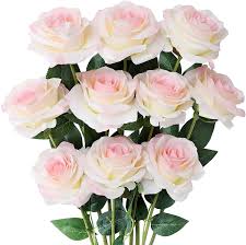 Choose from our special collection of happy birthday flowers in india. Buy Amyhomie 10pcs Artificial Silk Roses Flowers Bouquet Fake Flowers Home Wedding Decoration For Bridal Wedding Bouquet Birthday Bunch Hotel Party Garden Floral Decor Pink Online In Indonesia B0939myffr