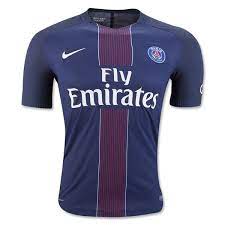 The classic psg look, which consists of a dark blue shirt with a red. Paris Saint Germain 16 17 Authentic Home Soccer Jersey Worldsoccershop Com Paris Saint Germain Soccer Shirts Jersey