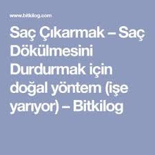 Sac Cikarmak Sac Dokulmesini Durdurmak Icin Dogal Yontem Ise Yariyor Bitkilog Health Hair Loss Healthy