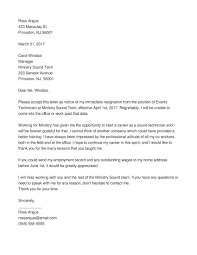 7 Immediate Resignation Letter Examples Pdf Doc Examples