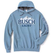 Busch Light Blue Hoodie The Beer Gear Store