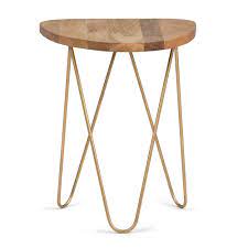 Pin By Hannah Vestal On Bedroom Inspiration In 2021 Wood Accent Table Solid Wood Coffee Table Round Wood Coffee Table