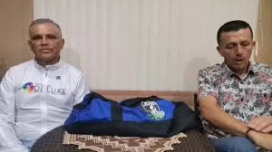 Los ciclistas masters Marco Vinicio...