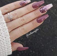 Pin By M K On Unhas De Gel Acrylic Nails Coffin Glitter Coffin Nails Designs Christmas Nails Acrylic