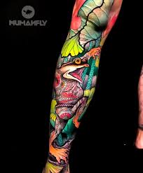 Japanese Ink On Instagram Japanese Inspired New School Leg Sleeve Tattoo By Jeesayalero Japaneseink Japanesetatt Sleeve Tattoos Tattoos Leg Sleeve Tattoo