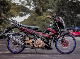 Maybe you would like to learn more about one of these? 33 Koleksi Modifikasi Warna Motor Satria Fu Hitam Silver Keren Mobilio Oto