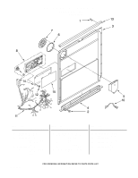 **disclaimer** this part is commonly located around the outside of the. Upper Rack And Track Kitchenaid Kuds03ftpa Parts Diagram Page 11