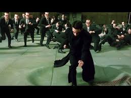 Neo flying at an impossibly high speed while inside the matrix. Neo Vs Smith Clones Part 2 The Matrix Reloaded Open Matte Youtube
