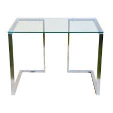 Gestellfarbe weiss, grafit oder silber. Burotisch Computertisch Beistelltisch Edelstahl Schminktisch Moderne