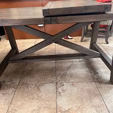 Living Spaces 'Jaxon' Extension Rectangle Dining Table 76"W × 40"D × 30"H  (96"W Extended) for Sale in Mesa, AZ